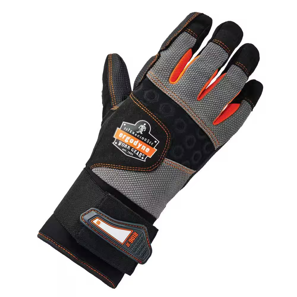 Proflex Small Certified Anti-Vibration and Wrist Support Work Gloves