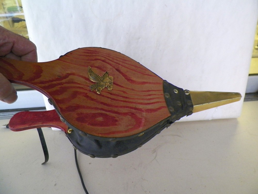 VNTG BRASS TIP 16.5'' BELLOWS