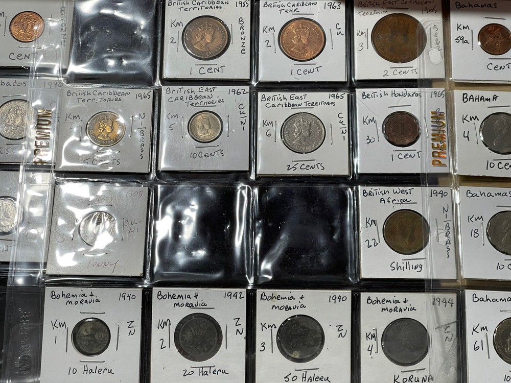 Assorted World Foreign Coins Lot