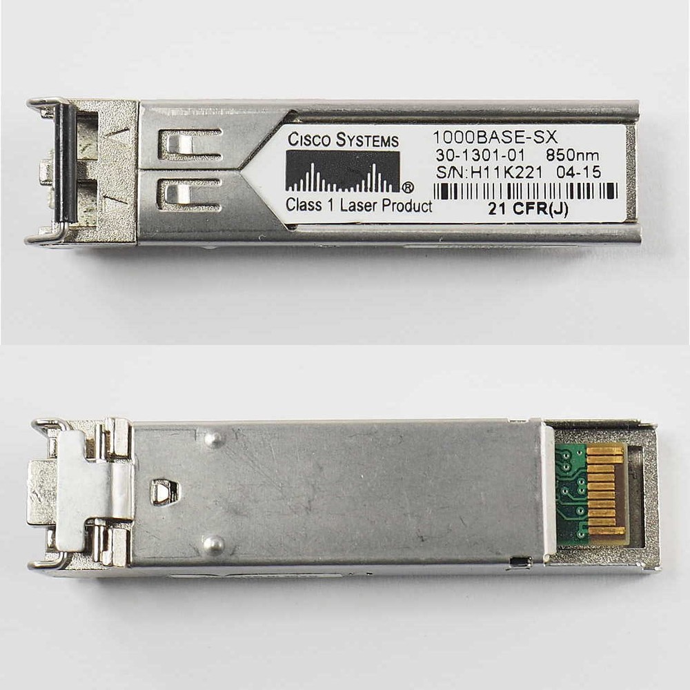 CISCO 1000BASE-SX 30-1301-01 850nm SFP Transceiver Module