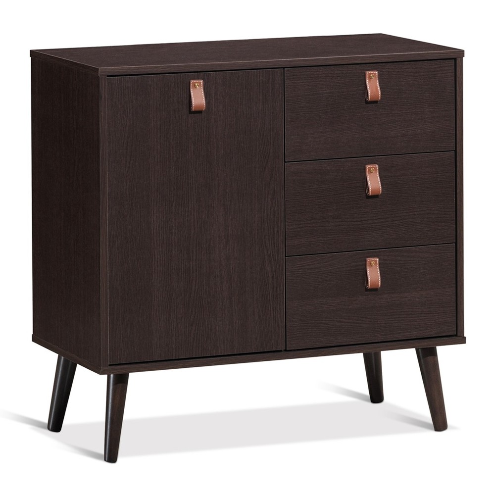 3-Drawer Sideboard Storage Display Cabinet Entryway Console Table Buffet Table