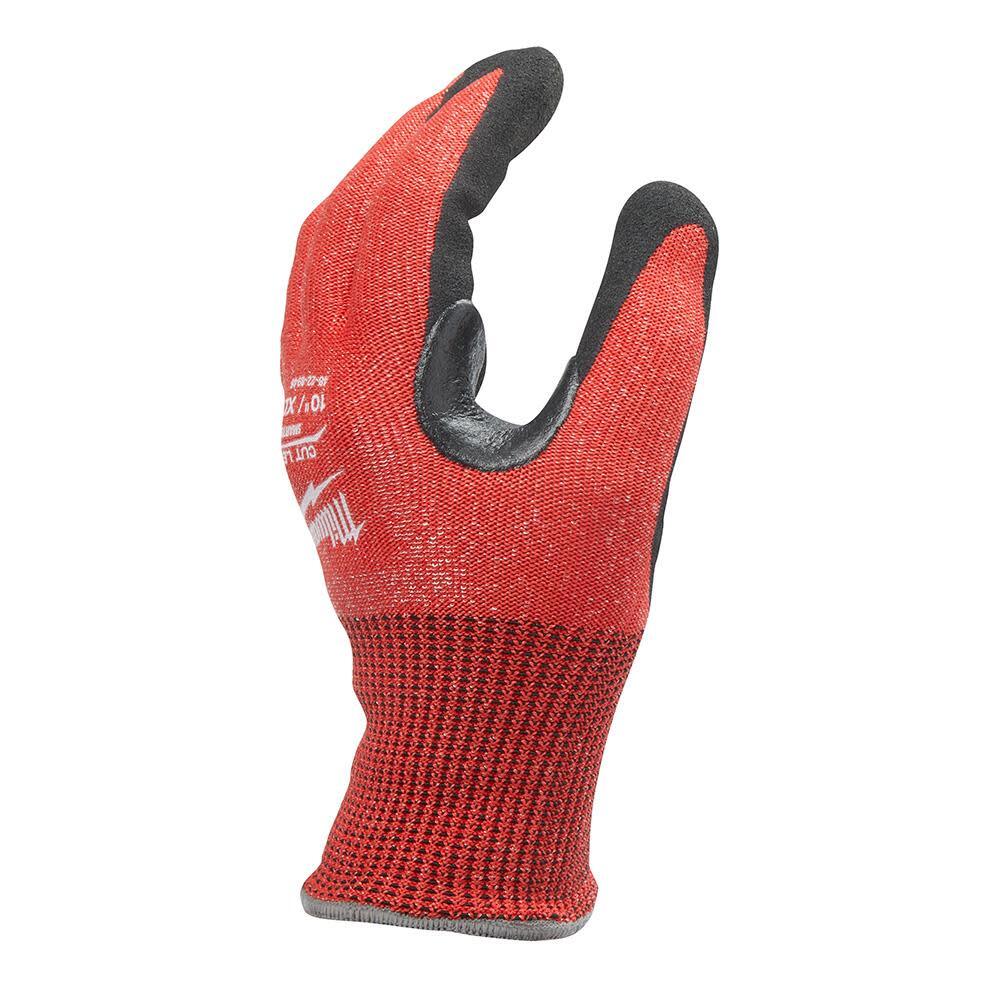 Milwaukee 12 Pair Cut Level 4 Nitrile Dipped Gloves Medium