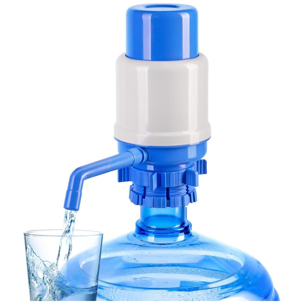 Manual Water Bottle Dispenser Hand Pressure Pump Adjustable For Crown Top Jug
