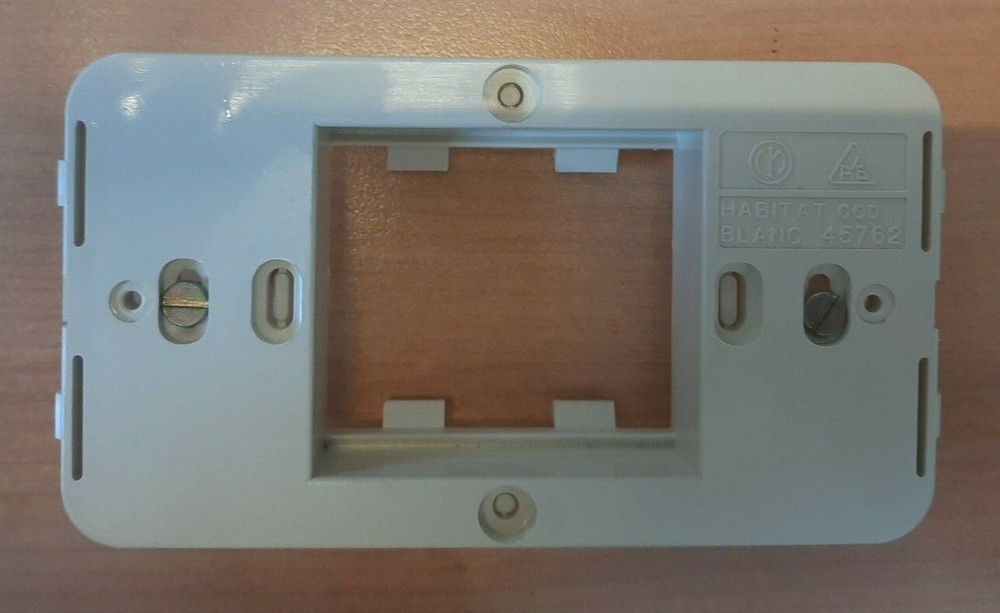 AVE 45762 BLANC HABITAT ARMOR SUPPORT 2 MOD SIDE BY SIDE RECTANGULAR BOX