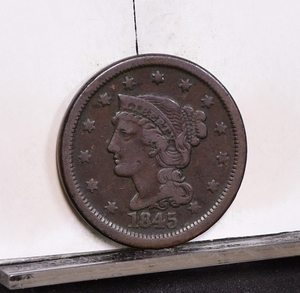 1845 Large Cent - Fine (#57808-L)