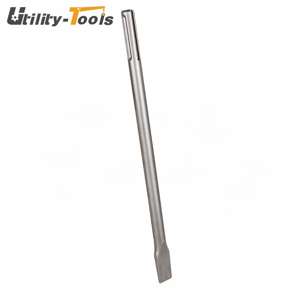 3Pcs Precision 16" SDS Max Bits Set Long-Point Chisel Scaling Chisel Flat Chisel