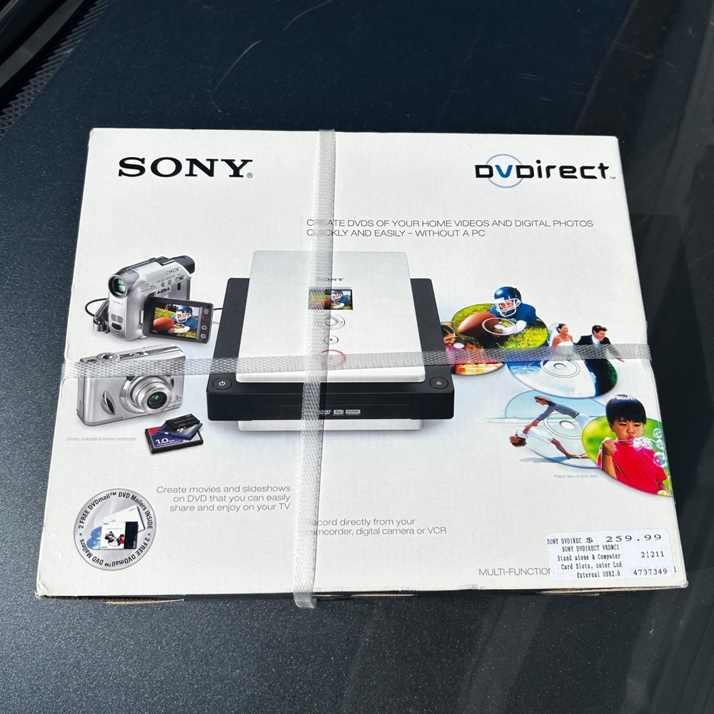 Sony DVDirect VRD-MC1 Multi-Function DVD Recorder External Drive New Sealed