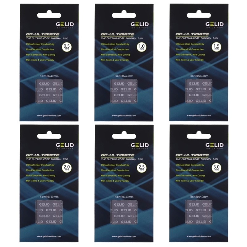 Thin Silicone Thermal Pad Efficient Heat Transfer Computer CPU GPU Coolinge