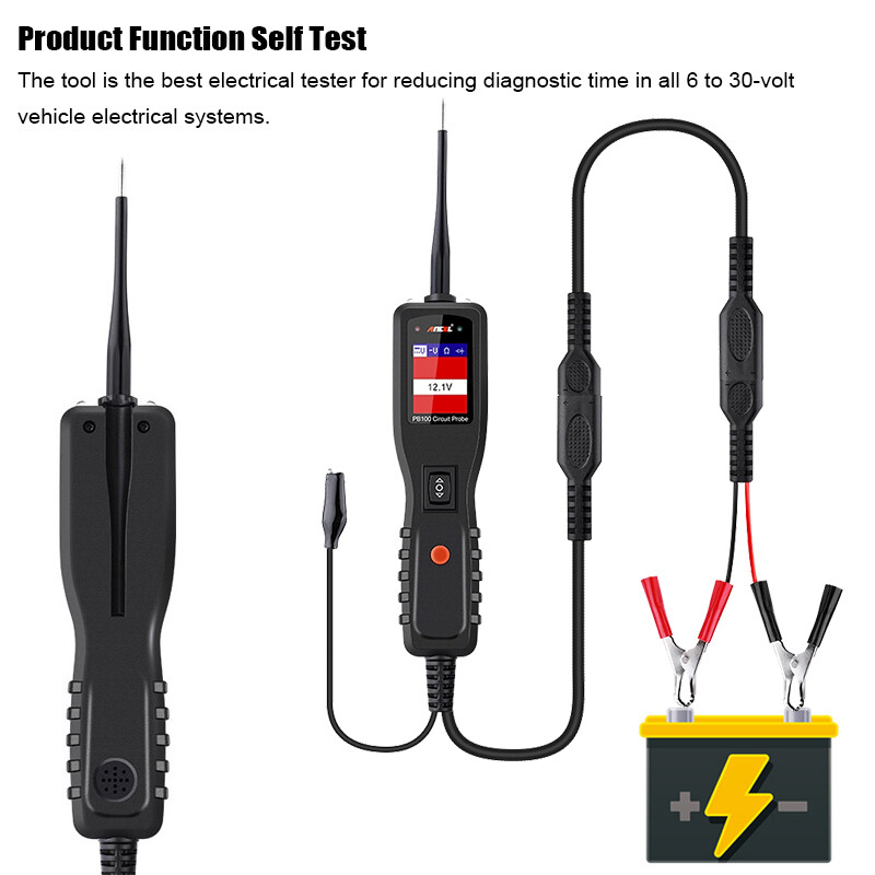 Ancel PB100 Powerscan Circuit Tester Electrical System Diagnostic Tool 12V & 24V