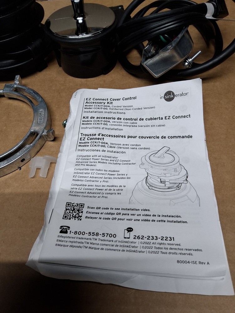 InSinkErator Adapter Kit For Magnetic Cover Start Activation