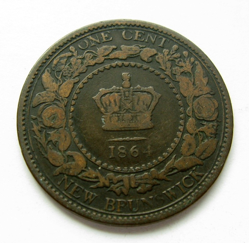 1864 New Brunswick One Cent