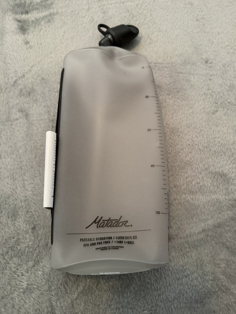 MATADOR Bottle PACKABLE WATER HYDRATION Pack 1 liter
