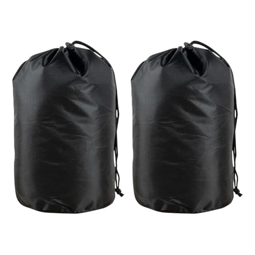 2 Pcs Waterproof Compression Stuff Sack Sleeping Bag Storage Sack Drawstring