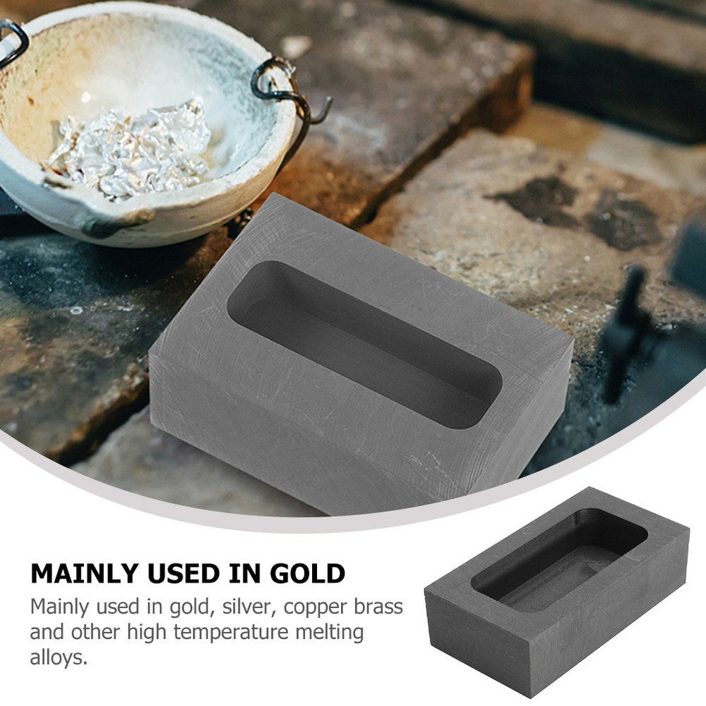 Graphite Mold Metal Casting Mold for Gold Silver Copper Ingot Refining