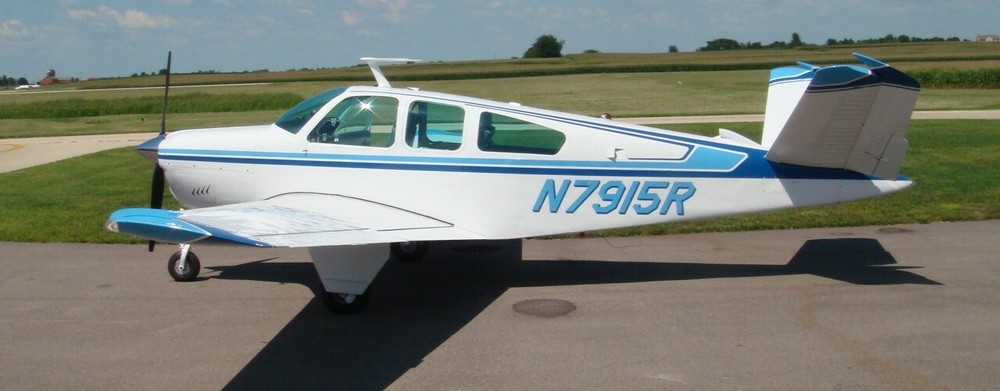 RC plans & Full Size Patterns BEECH AIRCRAFT CORP. BONANZA V35A span 59"