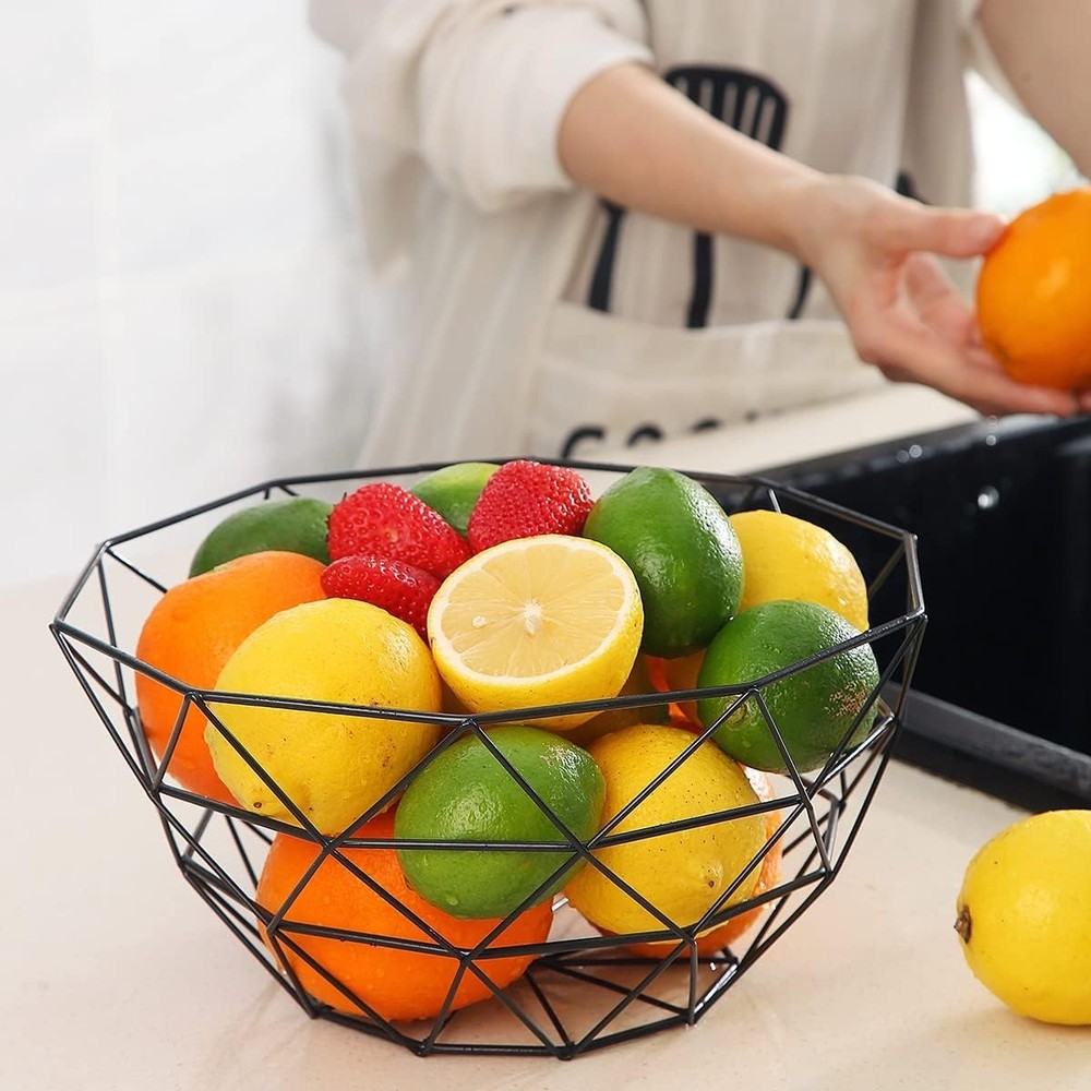 Fruit Basket, Fruit Bowl, Metal Wire Fruit Basket for kitchen, Fruit Bowl for...
