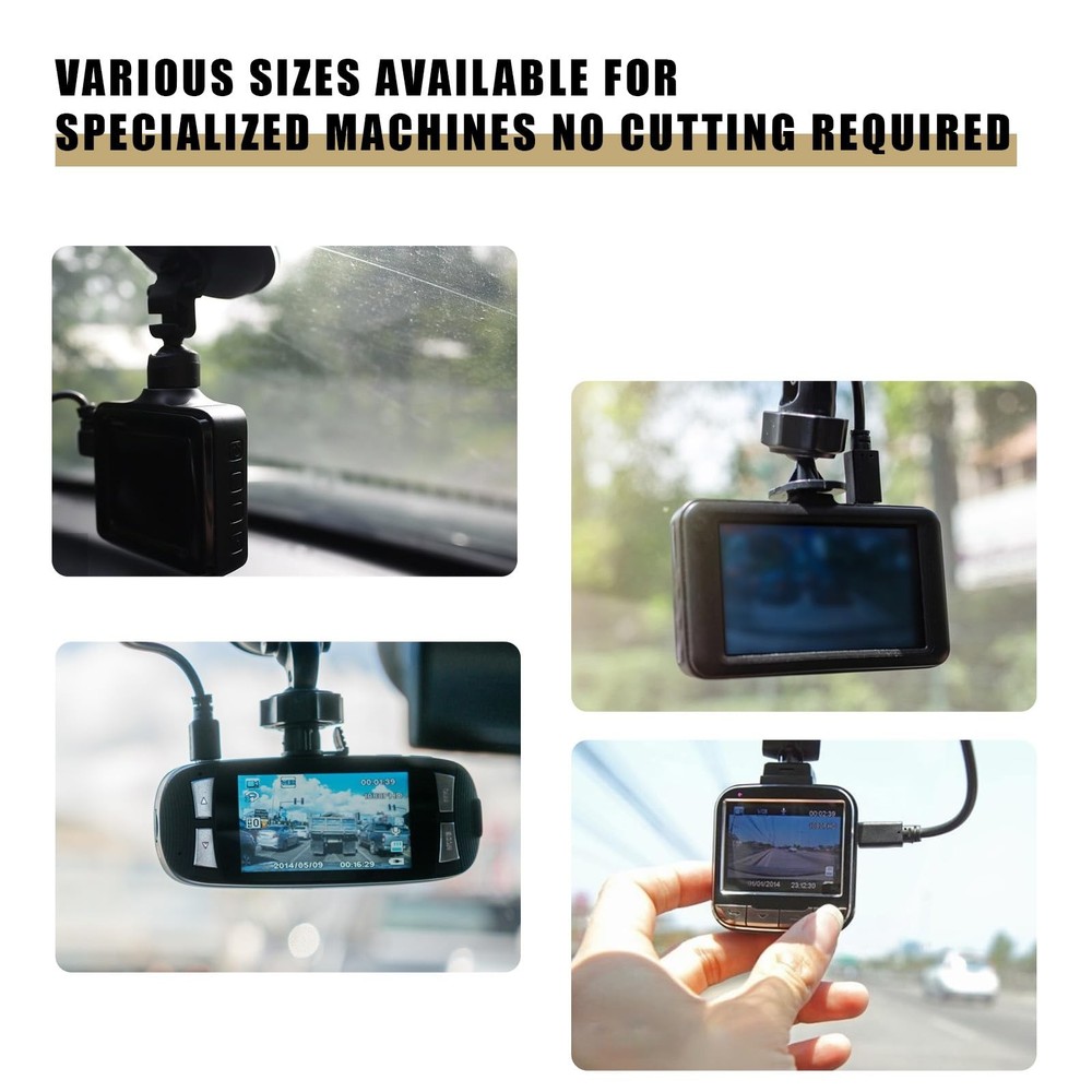 8Pcs Dashcam Windshield Sticke Clear Electrostatic Stickers Sticker