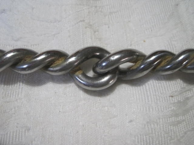 Single Twist Dee Ring Snaffle 5'' Big Dee Rings Stainless Steel