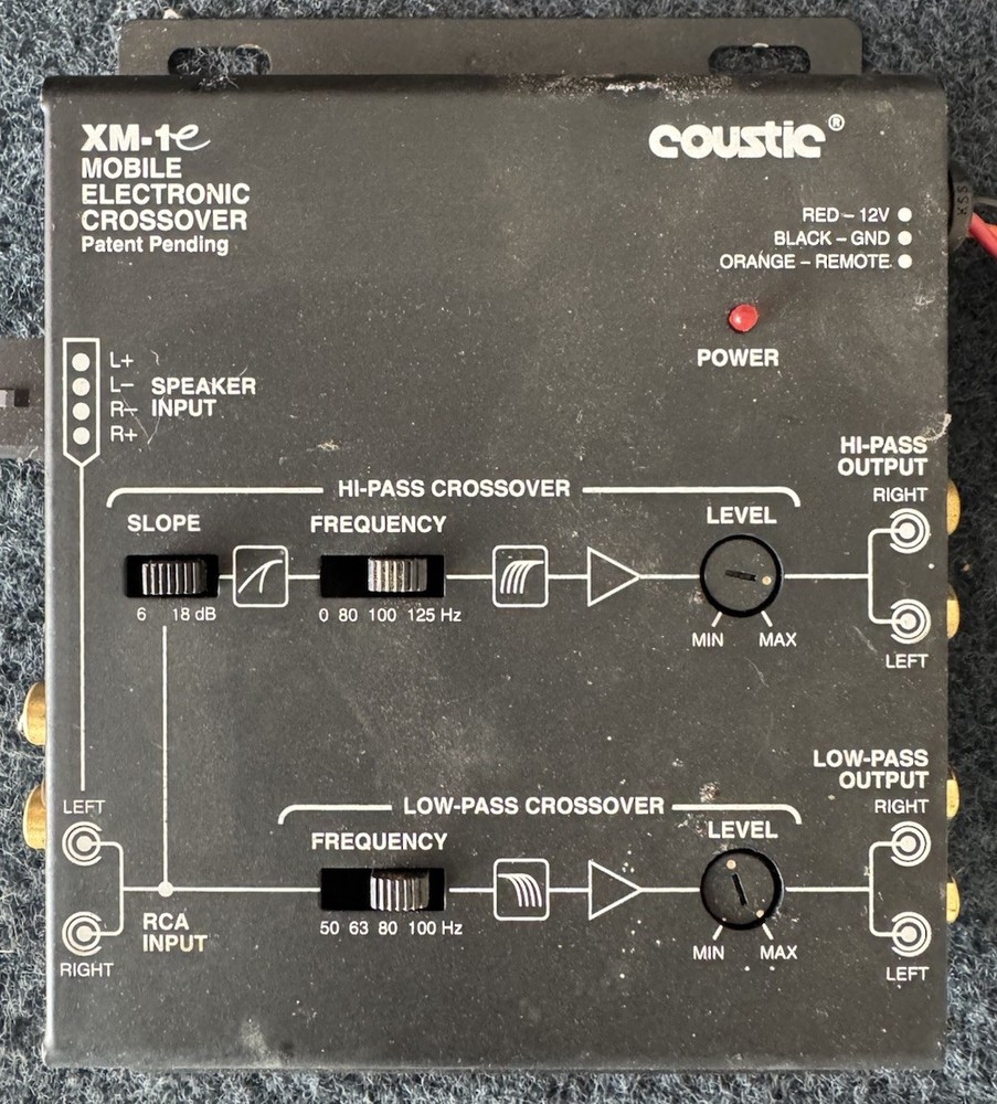 Coustic XM-1e Electronic Crossover