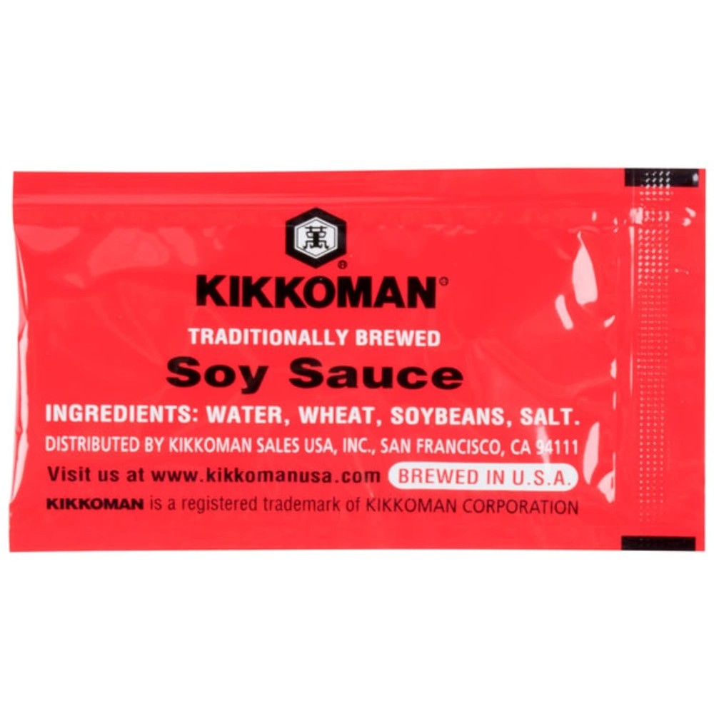 Kikkoman Soy Sauce Packets, Traditionally Brewed, 40-count