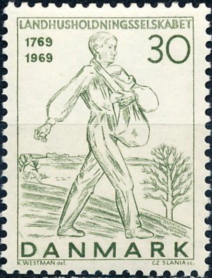 Denmark #Mi474 MNH 1969 Sower [453]