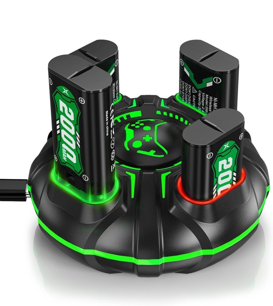 xbox controller battery pack 2000mah*4 with charger