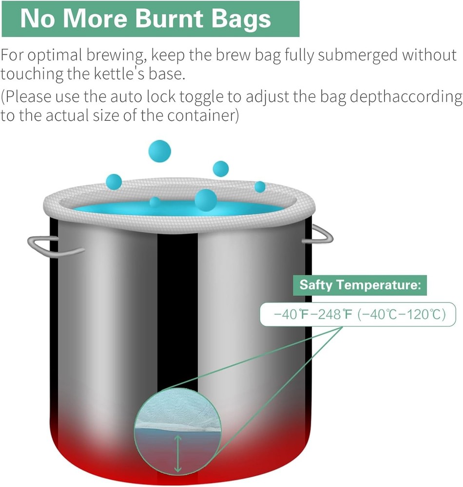 Brew Bags Extra Large Reusable 2 Pack 250 2 pack-22"×26"