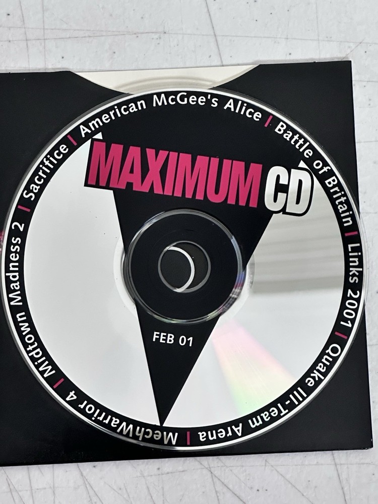 Early 2000s PC Gaming Linux Software Demos Lot Maximum Magazine CD-ROMs Vintage