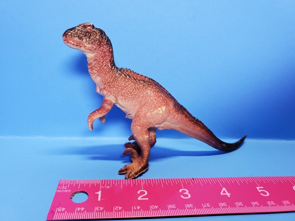 Allosaurus Hard Plastic Toy Dinosaur 3.75" Tall