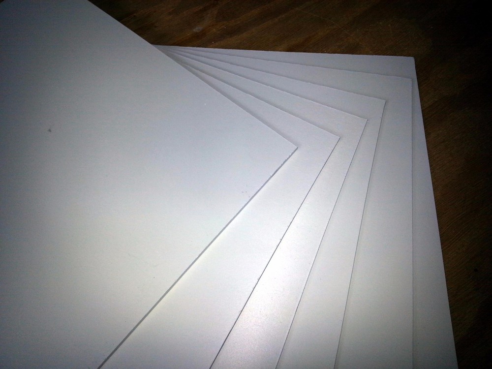 3MM WHITE 1/8" SINTRA / CELTEC PVC FOAM BOARD PLASTIC