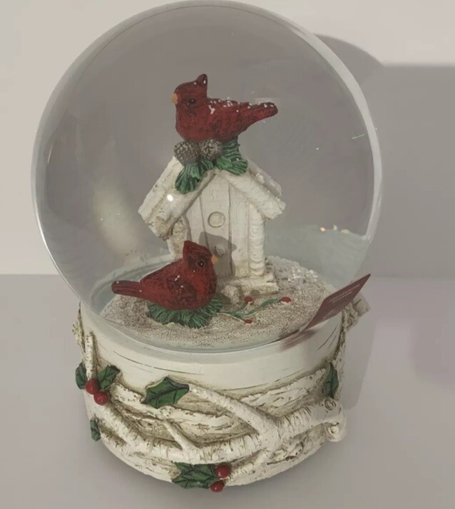 Martha Stewart Christmas SnowGlobe Large Musical