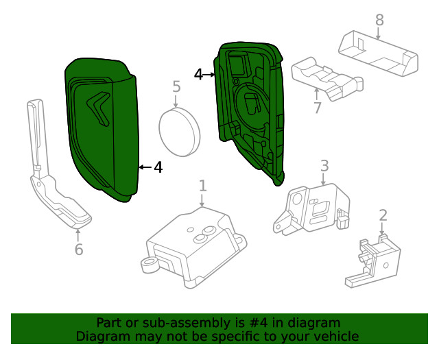 Genuine GM Transmitter 13561652