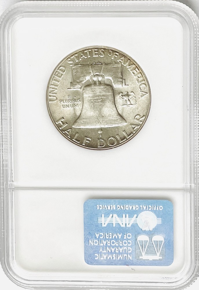 1951 Franklin Silver Half Dollar NGC MS63