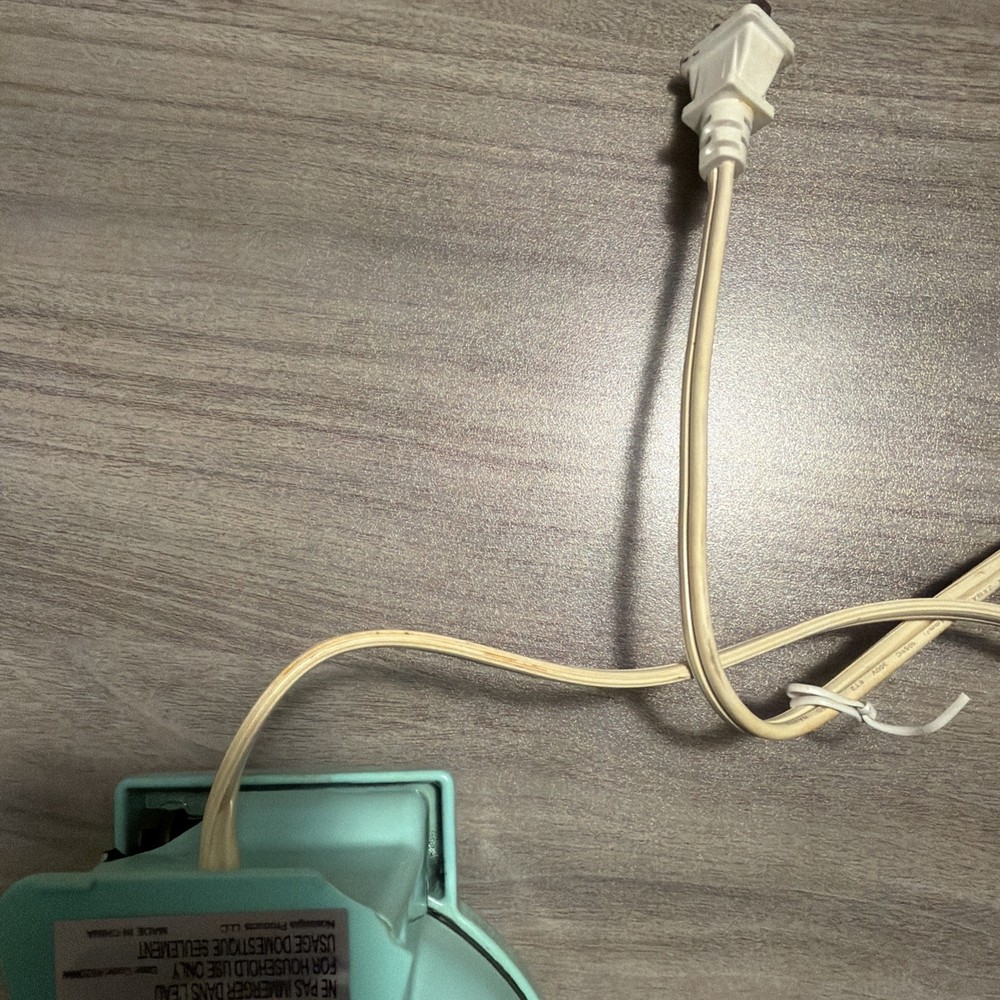 Nostalgia Mini Waffle Maker Blue College Dorm School