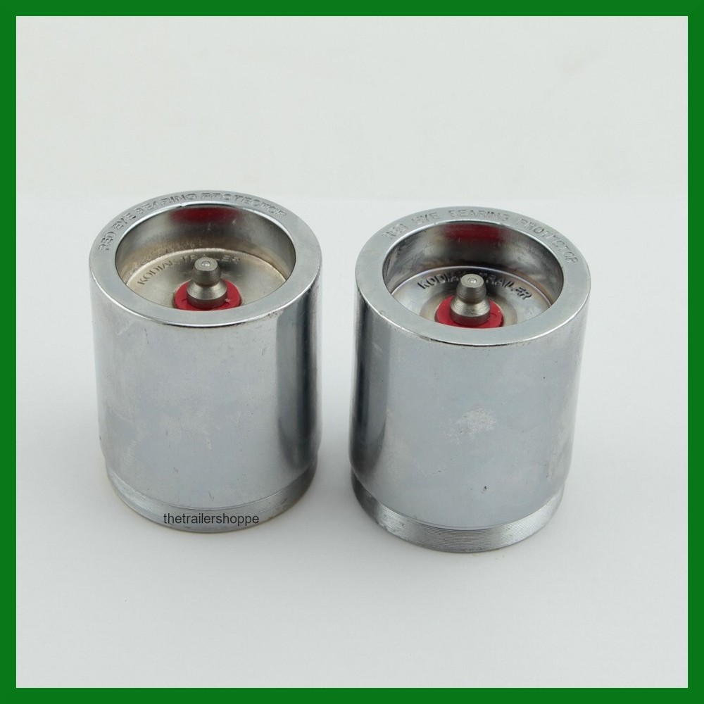 Trailer Bearing Buddy Protector Dust Cover Cap 1.98" O.D. 1 Pair -Set of Two
