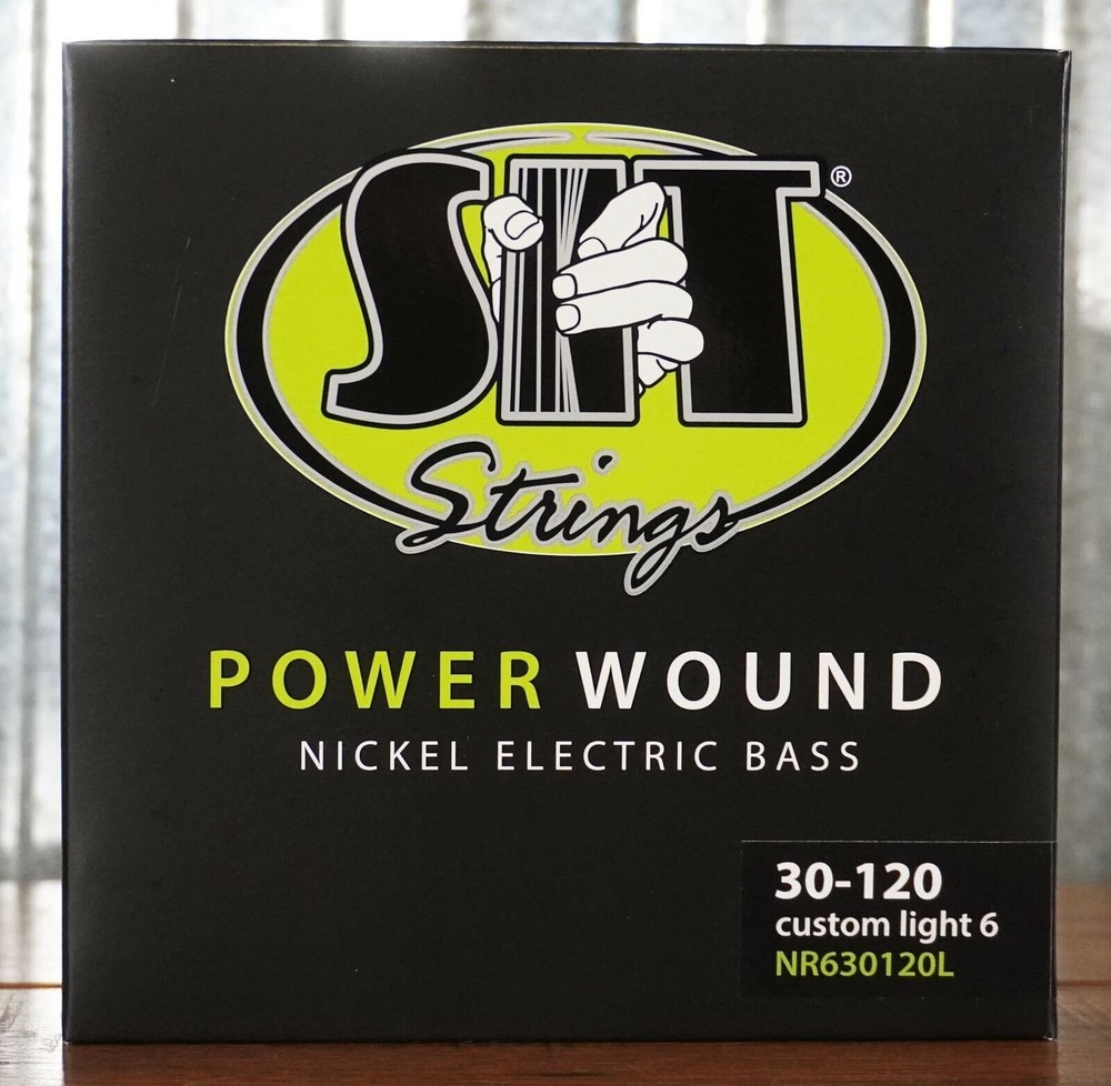 SIT Strings Power Wound 6 String Custom Light Nickel Bass Set NR630120L