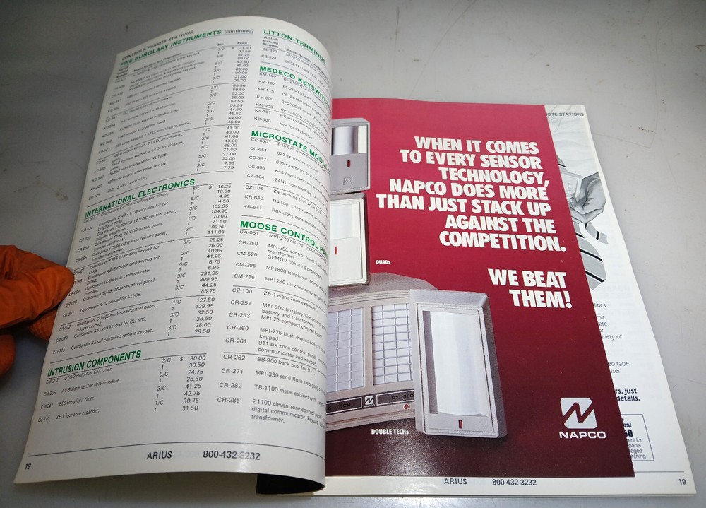 Arius Catalog & Price Catalog December 1989