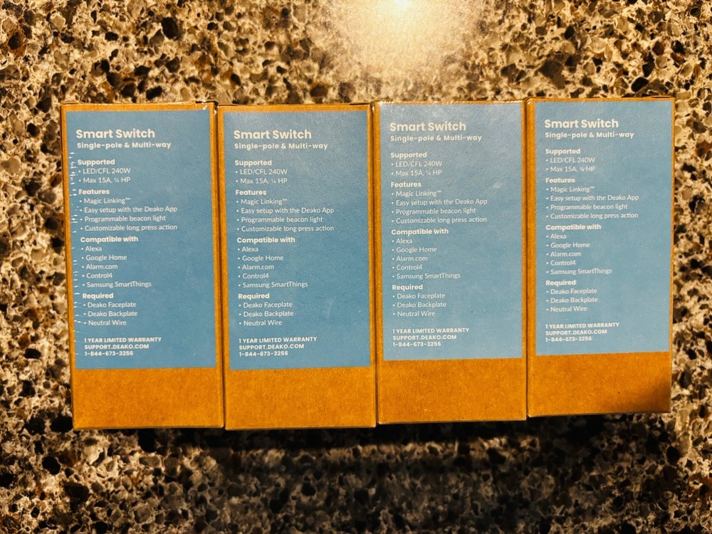 Deako Smart Switch 2.4GHz “2nd Generation”