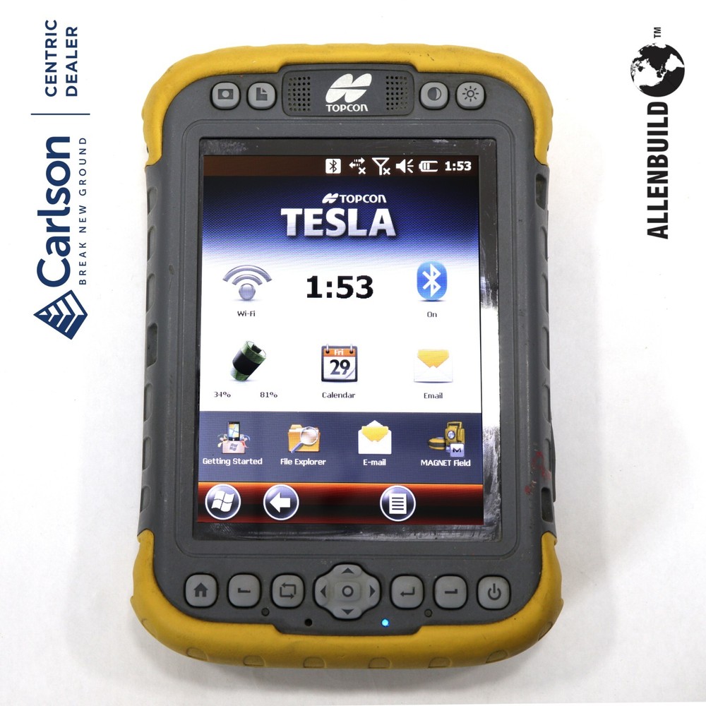 Topcon Tesla Field Controller Data Collector Tablet w/ SurvCE 6 TS