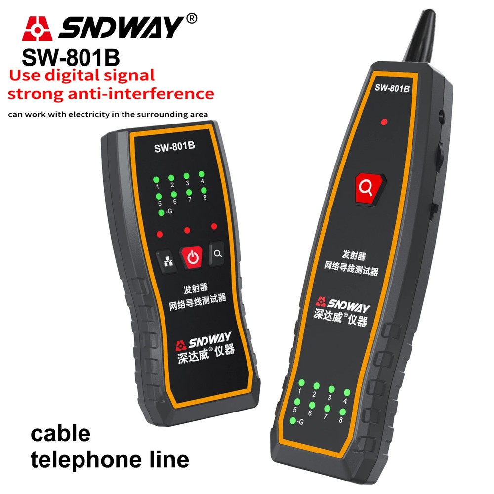 Cable Tracker Tester Professional Line LAN Detector Telephone Wire Tracker