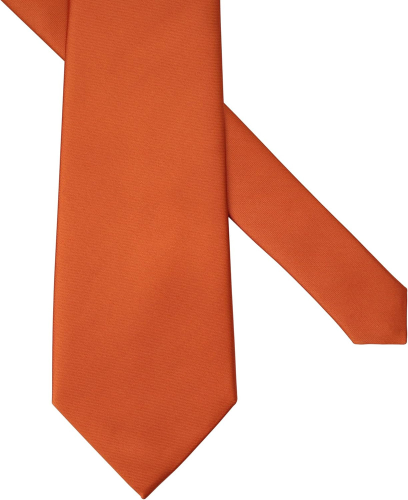 Regular Tie and Pocket Square for Men, Solid Color Necktie Set, 3.2 inch Standar