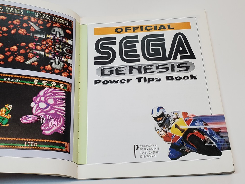 Sega Genesis Official Power Tips Book Guide Book ***