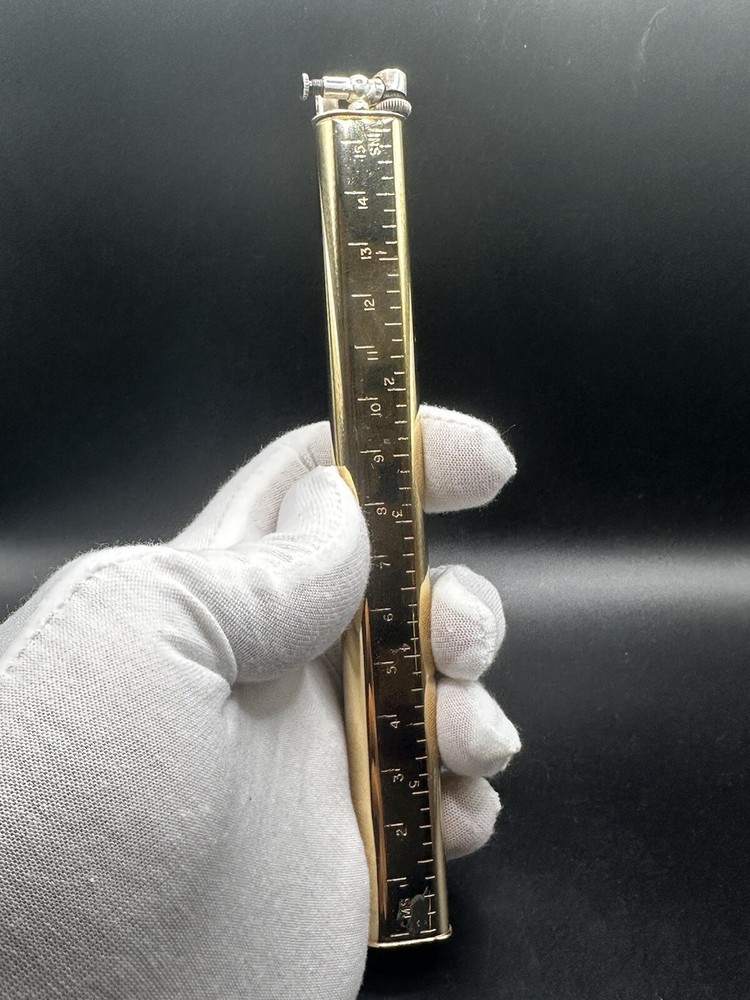 Dunhill Sylph Ruler Lighter With Original Pouch MINT CONDITION