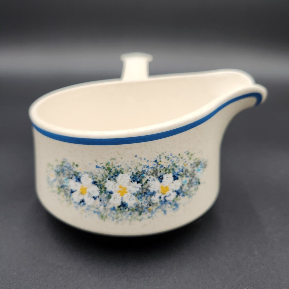 Vintage Lenox Temperware Dewdrops Pattern Gravy Boat