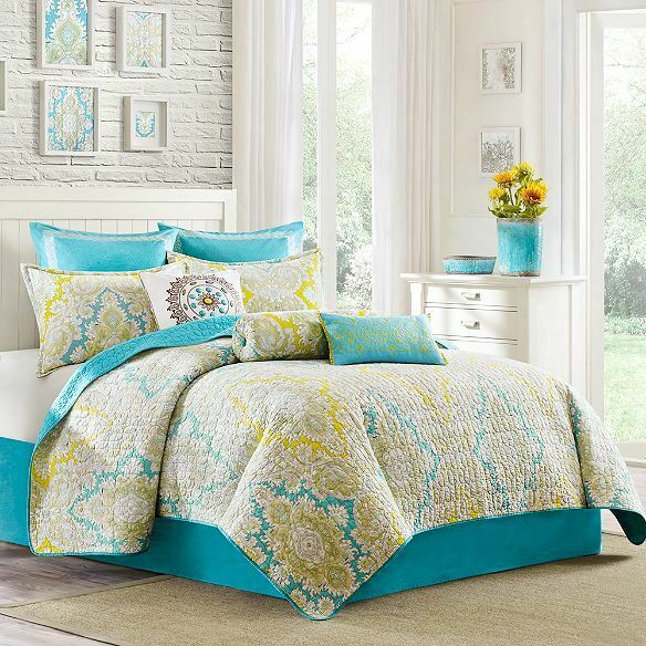 ONE Echo Hudson Paisle Quilted KING SHAM