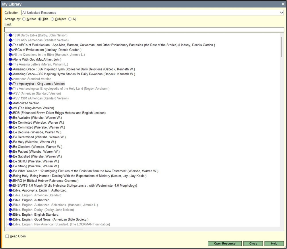 Logos Bible Software Scholar's Library with 350+ Resources