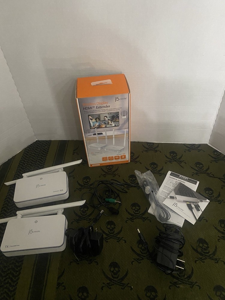 j5create JVAW52 Wireless Display HDMI Extender White