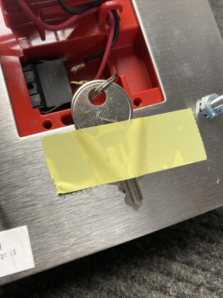 Notifier NBG-12LRA Agent Releasing Pull Station with Agent Release Abort Switch