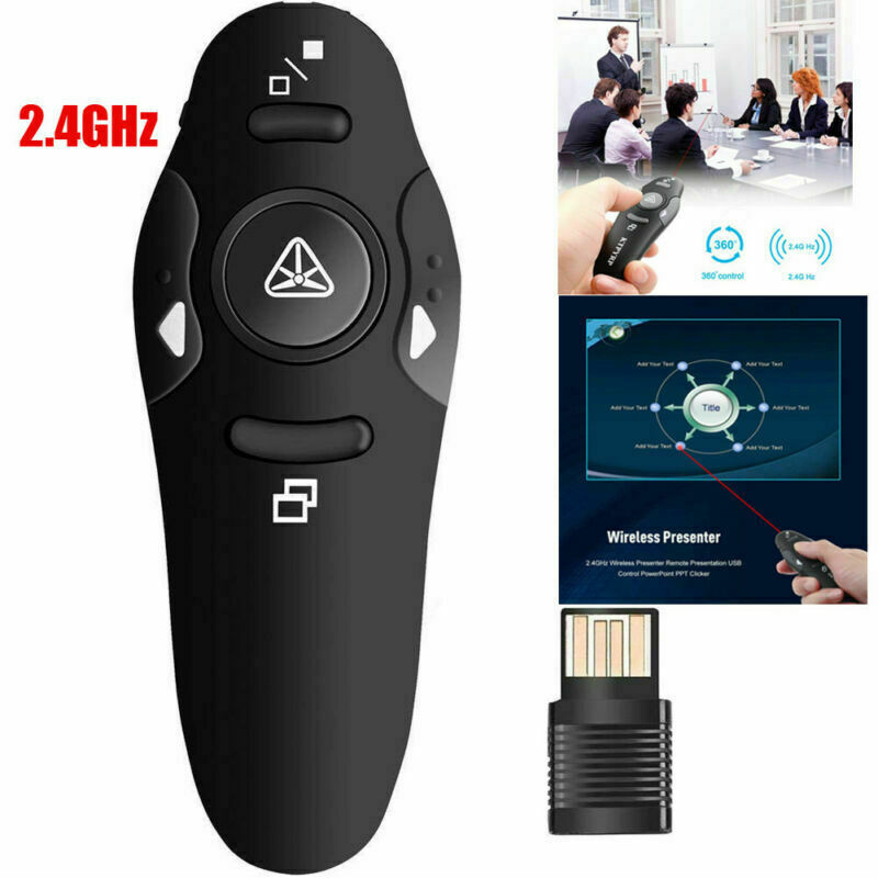 2.4GHz Wireless Presenter Powerpoint Presentation Remote Controller Clicker Pen