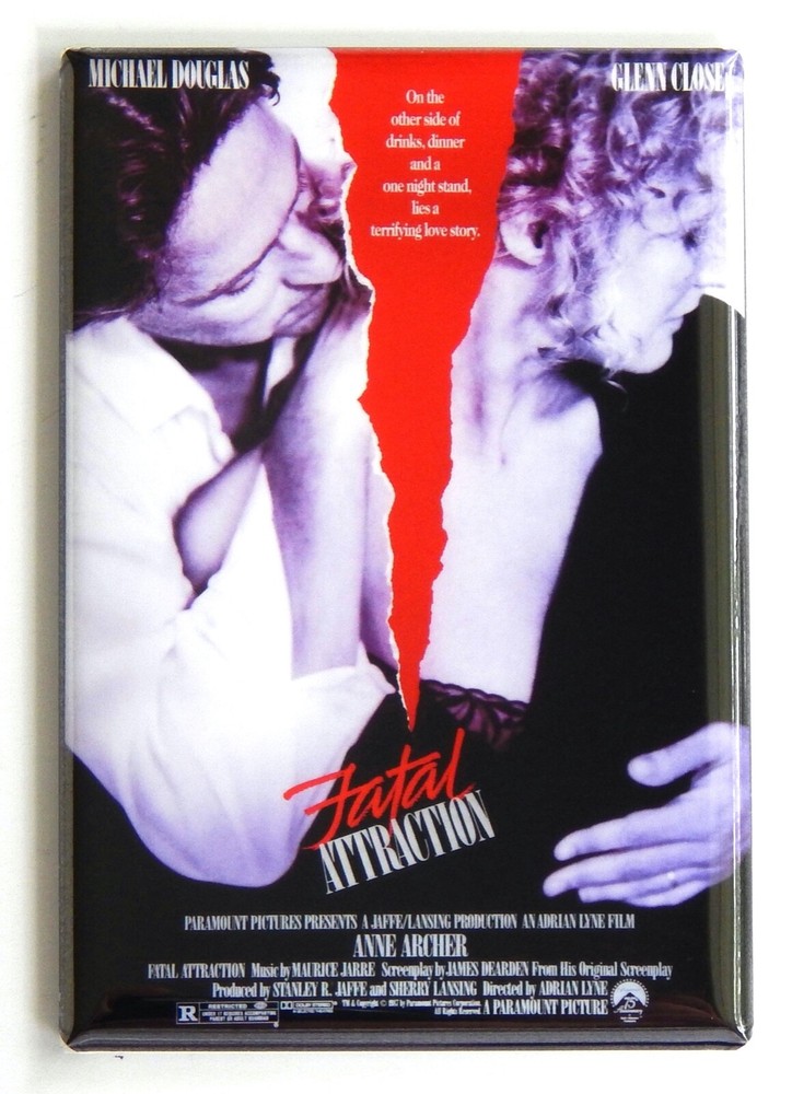 Fatal Attraction FRIDGE MAGNET movie poster